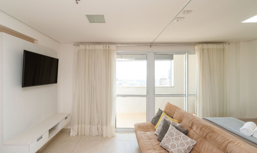 Living area, Flat Near Flamboyant Mall - Bft3207, Goiania