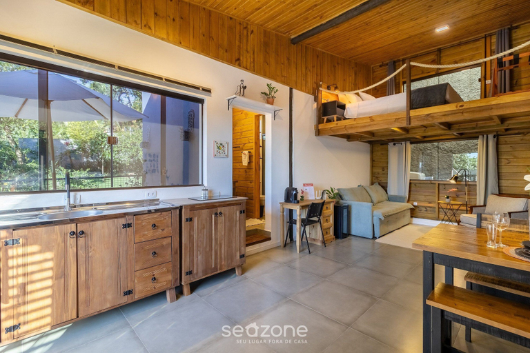 Interior 4, New Loft With Garden Terrace and Garden Nde0001, Florianopolis