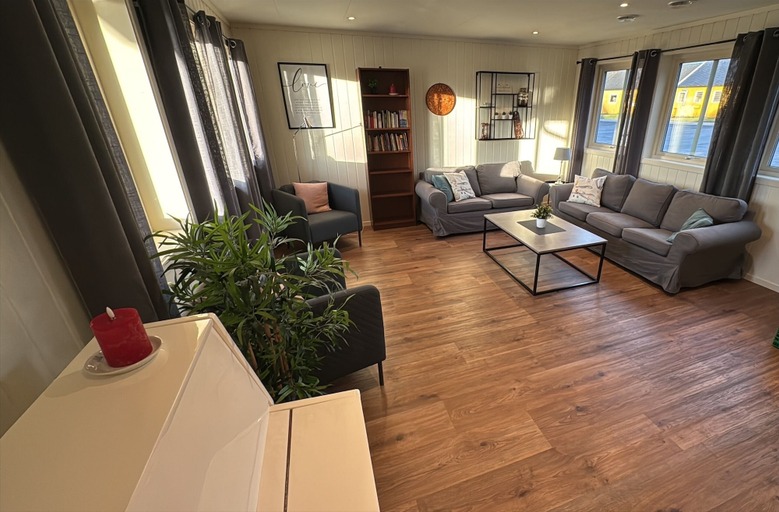 Living room, Stayover Lista, Farsund