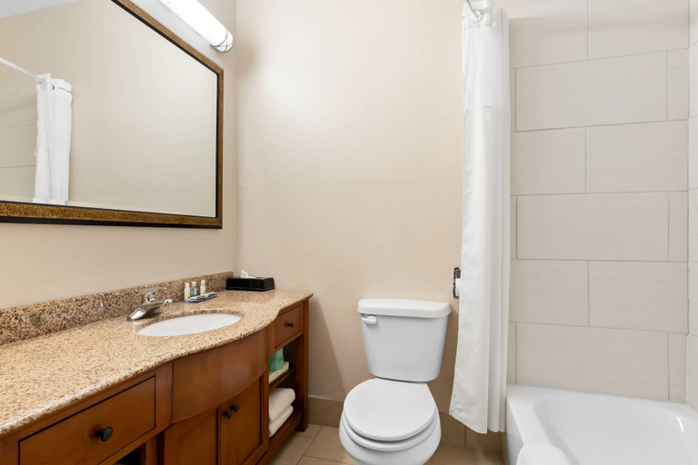 Bathroom 4, Quality Inn & Suites McAlester on Hwy 69, Pittsburg