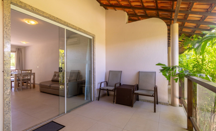 Terrace/patio, Cozy Apartment 600m From Muta Beach Tpz0426, Porto Seguro