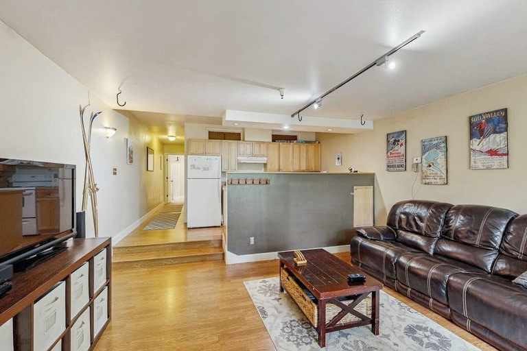 Interior 2, Wood-floor Condo w/ Direct Lift Access, Anchorage