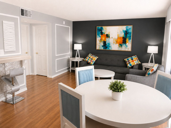 Living area 4, The Villas, Riverside
