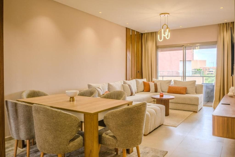 Living area 3, Luxury 2BD in Prestigia Jade with Pool and Golf View, Marrakech