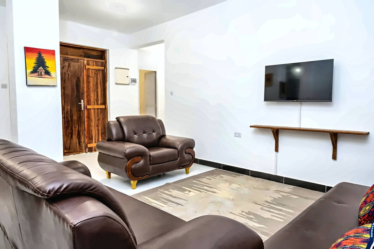 Living room 5, Ocean-view Balcony - Uroa 2 Bedroom Beachfront apt, Kati