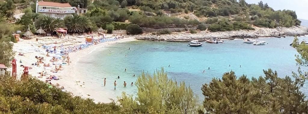 Beach, Beachfront Villa Atropos, Hvar