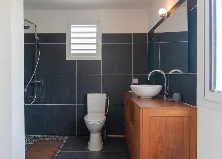 Bathroom 3, T2 chaleureux & piscine en pleine nature, Petit-Canal
