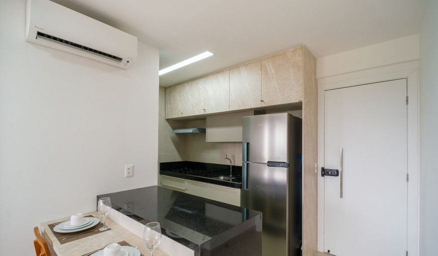 Private kitchen 4, Seafront apt With Balcony in Ondina - Bca1804, Salvador