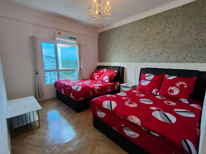 Bedroom, SunKissed Paradise Homestay I @ Marina View Villas PD, Port Dickson