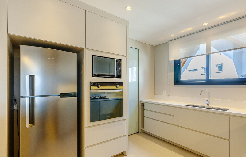 Private kitchen 5, Apt in the Penthouse With Barbecue! - Dlh0501, Gramado