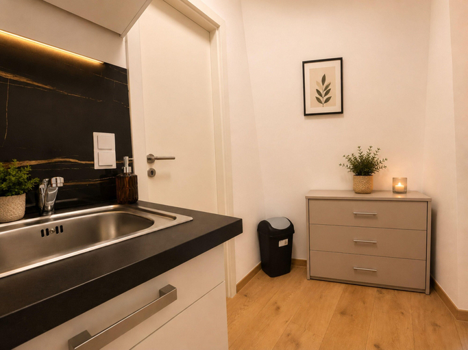 Private kitchen 5, Zum Rheinberg - Komfort Studio, Rhein-Lahn-Kreis