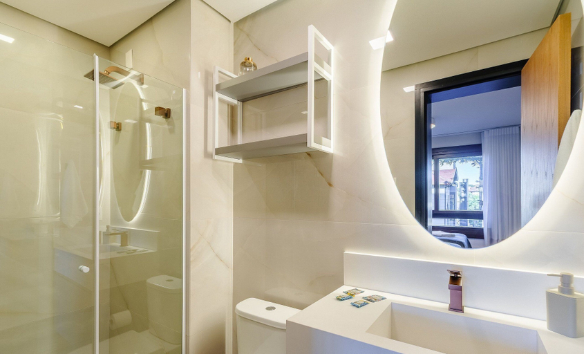 Bathroom 4, 2 BR Apartment Near Hard Rock Cafe Gramado Dms0106, Gramado