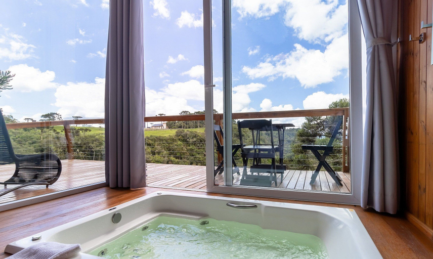 Interior, Araucaria Cabin With Jacuzzi in Urubici Par0002, Urubici