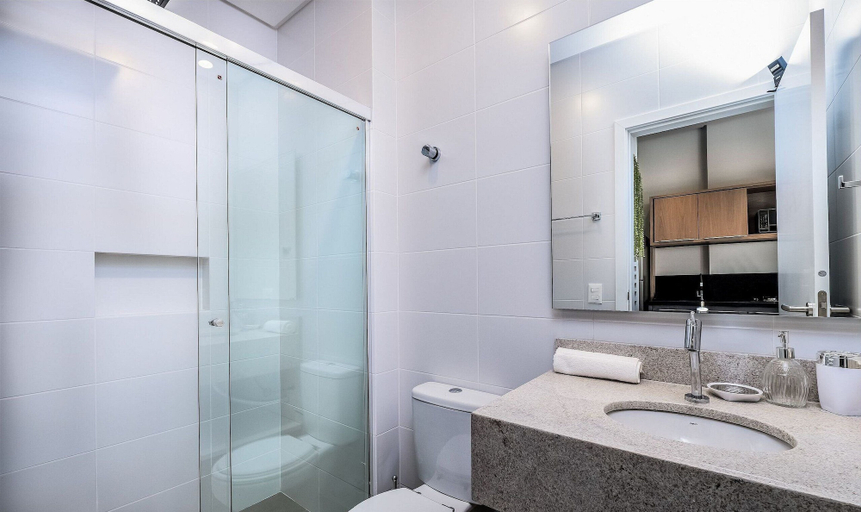 Bathroom 4, Cozy Loft 750m From Canas Beach - Tps311, Florianopolis