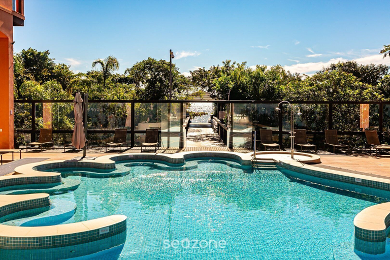 Pool 5, Ocean View Studio in Luxury Resort - Jurere Jbv124, Florianopolis