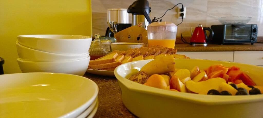 Breakfast meal, Casa Rumi Guesthouse, Pedro Domingo Murillo