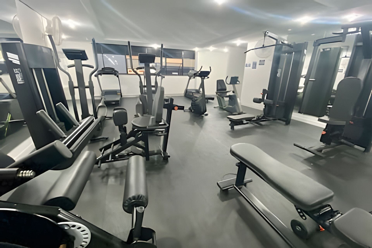 Fitness facility 4, SHB Joia de Pitangueiras lazer completo, Guarujá