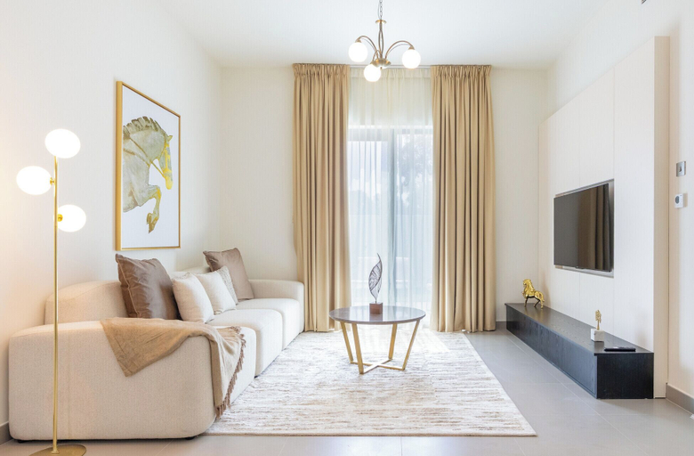 Living area 3, Bloomfields 2BRplus Maid in Noya Viva, Yas Island