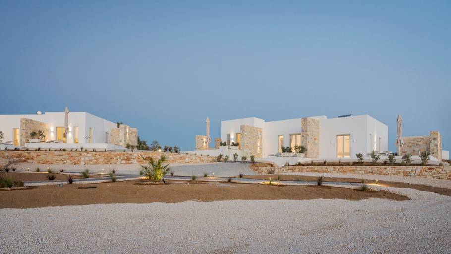 Front of property - evening/night 3, Parolea Luxury Living Hotel, South Aegean