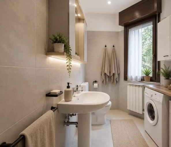 Laundry, Apartment in a 2-bedroom House, Verona