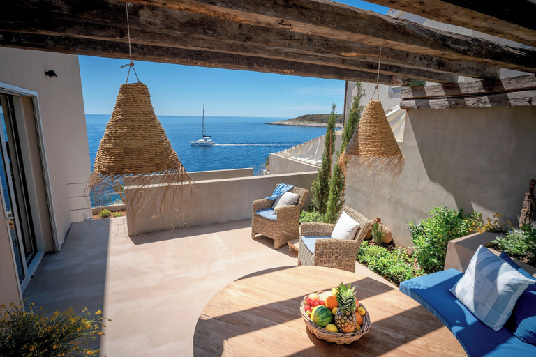 Terrace/patio 2, Beachfront Villa Atropos, Hvar