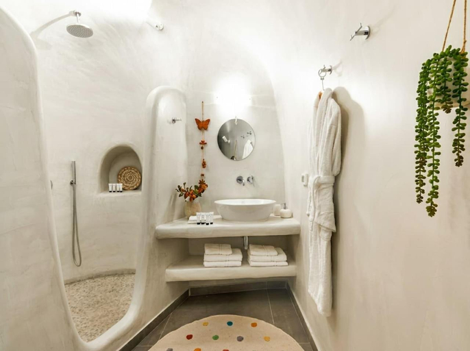 Bathroom 4, Mellow Luxury Cave, South Aegean