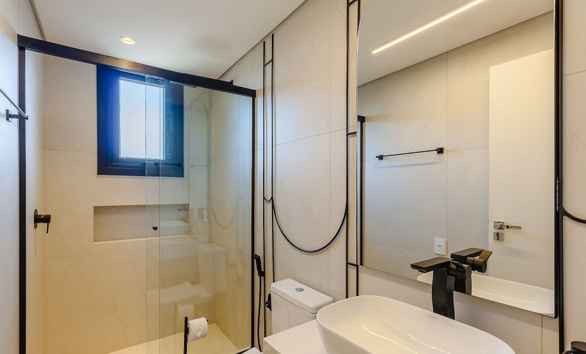 Bathroom 4, Apt in the Penthouse With Barbecue! - Dlh0501, Gramado