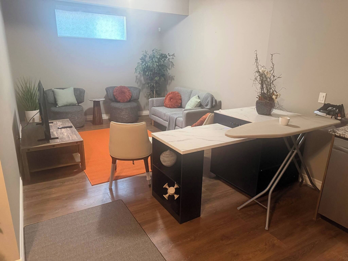 Living room, Home Away From Home, AC, Private Parking, 2 Bathrooms, Division No. 6