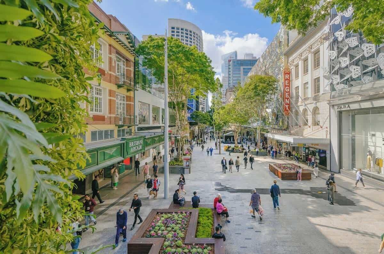 Interior 2, City Centre! 1bed/1bath/study/1car/balcony ~ CBD, Brisbane
