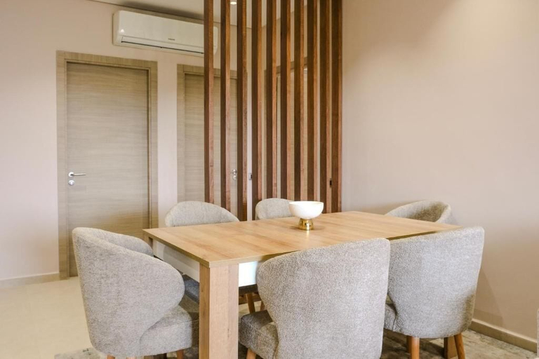 Dining, Luxury 2BD in Prestigia Jade with Pool and Golf View, Marrakech