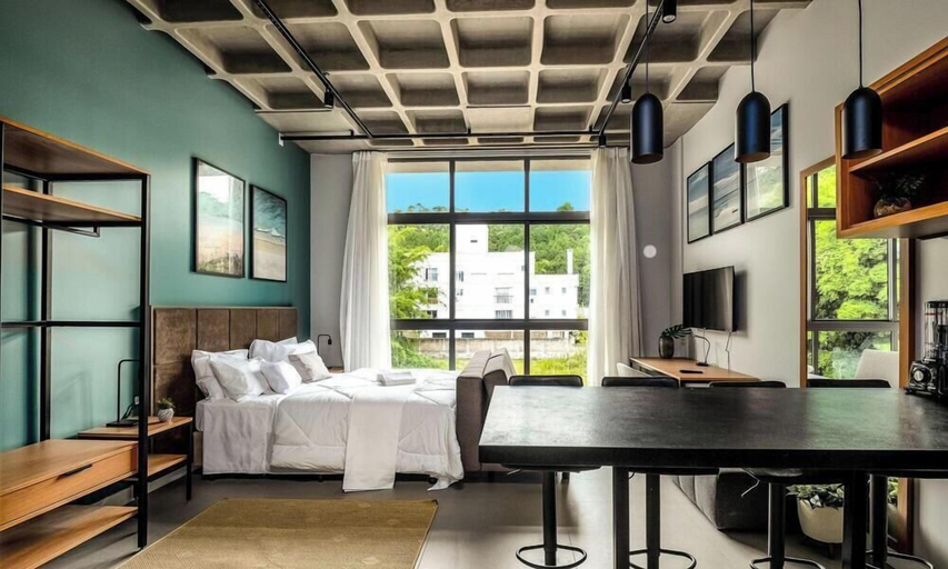 Room 3, Cozy Loft 750m From Canas Beach - Tps311, Florianopolis
