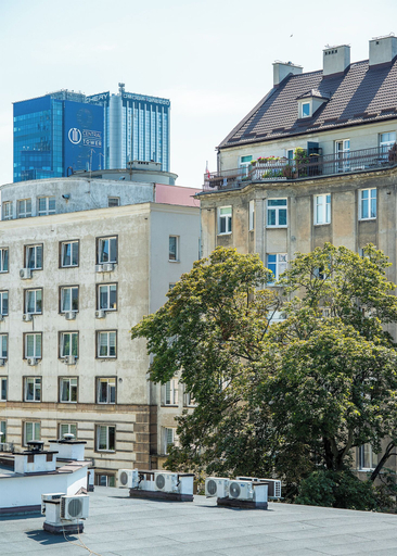 View from room, RentPlanet - Apartament Żelazna, Warsaw