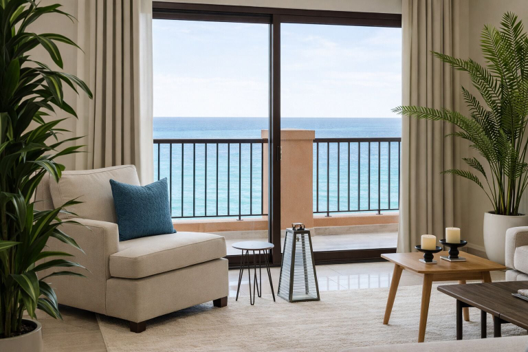Living area 3, Bloomfields 2BR in Mina Fajer - Fujairah, Dibba
