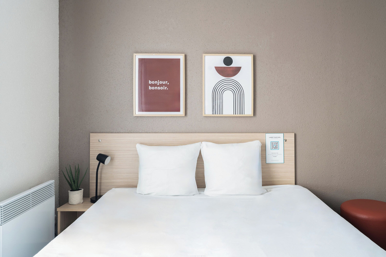 Bedroom 3, Appart'City Classic Nantes Viarme, Loire-Atlantique