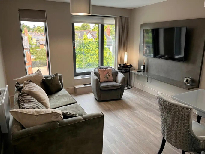 Living area, Sleeps 4 With Balcony, Belfast