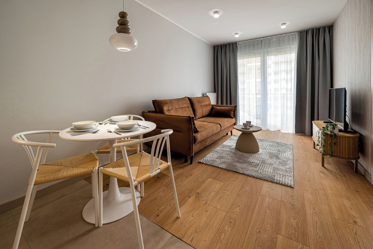 Living room 3, RentPlanet - Apartament Braterska, Środa Śląska