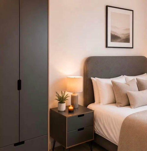 Room 3, Salford Serenity - Modern 2 Bedroom Apartment, Manchester
