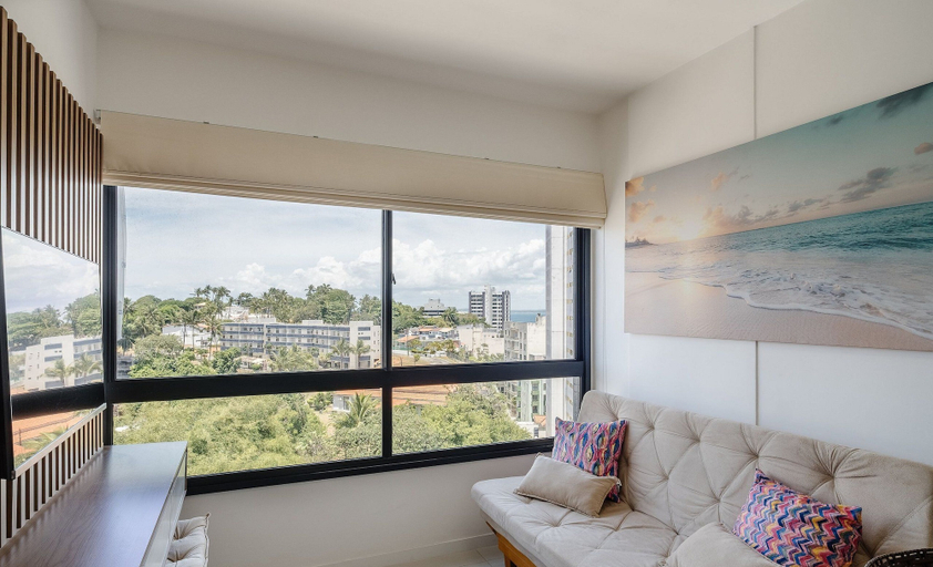 Living area, Apt With a View, 400 m From Barra Beach Blb1206, Salvador