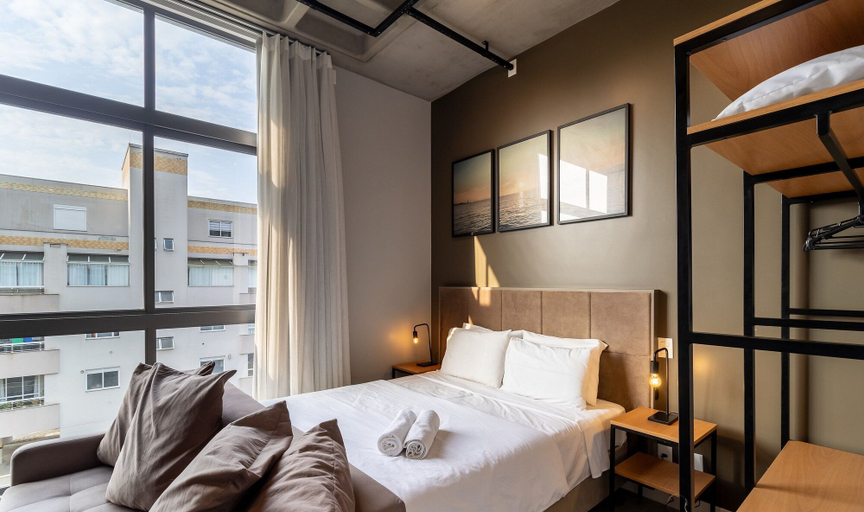 Room 5, New and Modern Loft 750m From Canas Beach Tps303, Florianopolis