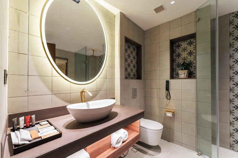 Bathroom 5, Bhangeri Durbar Resort, Bagmati