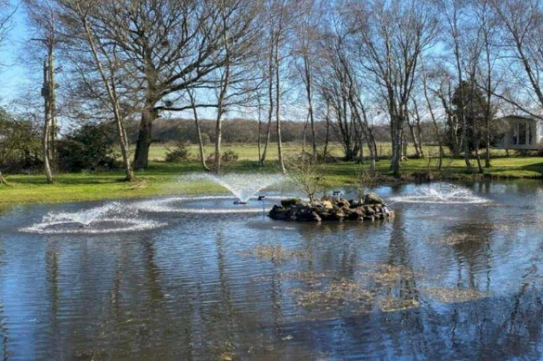 Property grounds, 3-bed Caravan, Sleeps 6 Plus Travel cot With Indoor Pool SEN, Cumbria