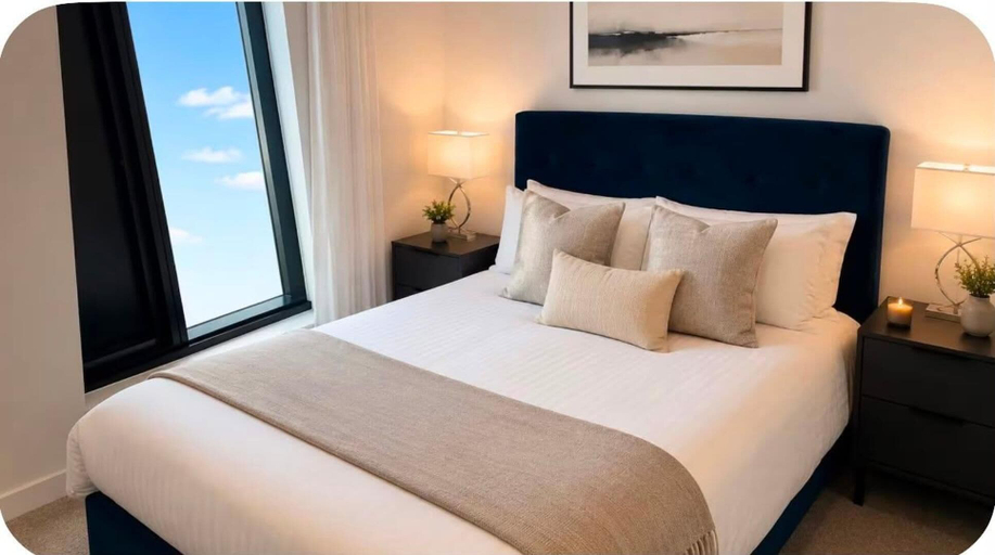 Room 4, Salford Serenity - Modern 2 Bedroom Apartment, Manchester