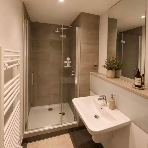 Bathroom 5, Salford Serenity - Modern 2 Bedroom Apartment, Manchester