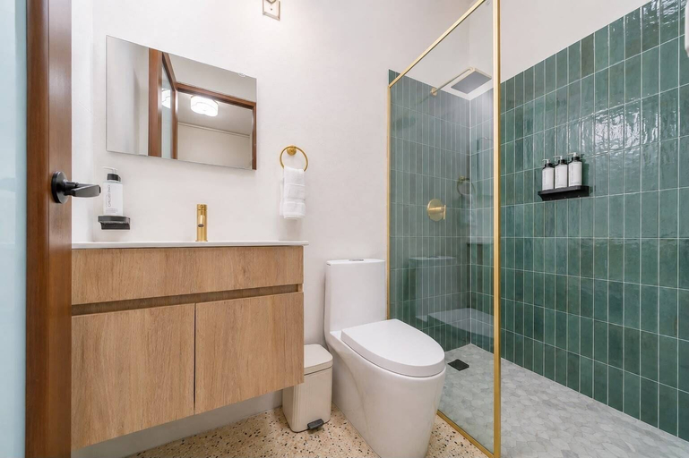 Bathroom, Room 15: Skyline Sips & Santurce Charm