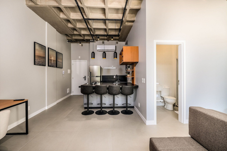 Interior 4, Complete Loft 750m From Canas Beach Tps310, Florianopolis