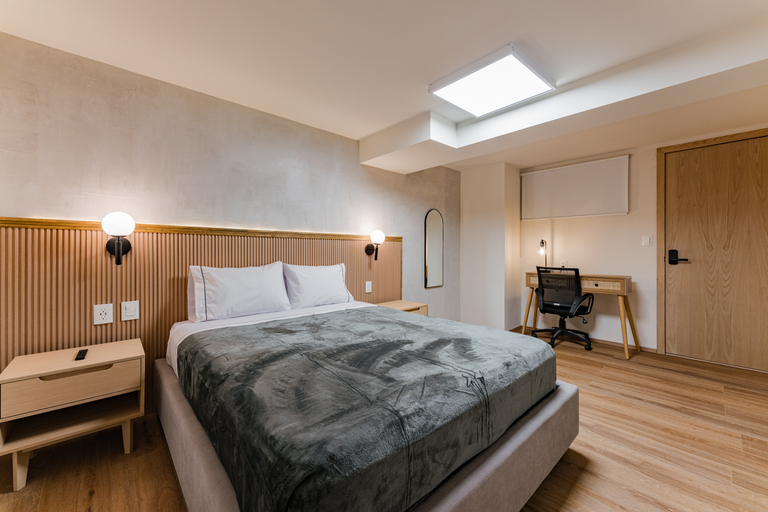 Bedroom 3, Escandon Suites By Escajal Rooms, Mexico City