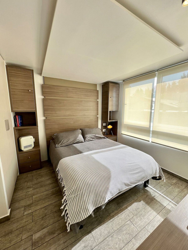 Bedroom 3, Equipado Estudio en Los Dominicos, Cordillera