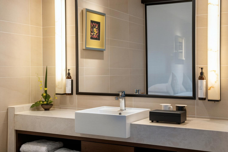 Bathroom 5, SSAW Boutique Hotel Hangzhou Xixi Park-Close to Lingyin Temple and Xixi Wetland Area, Hangzhou