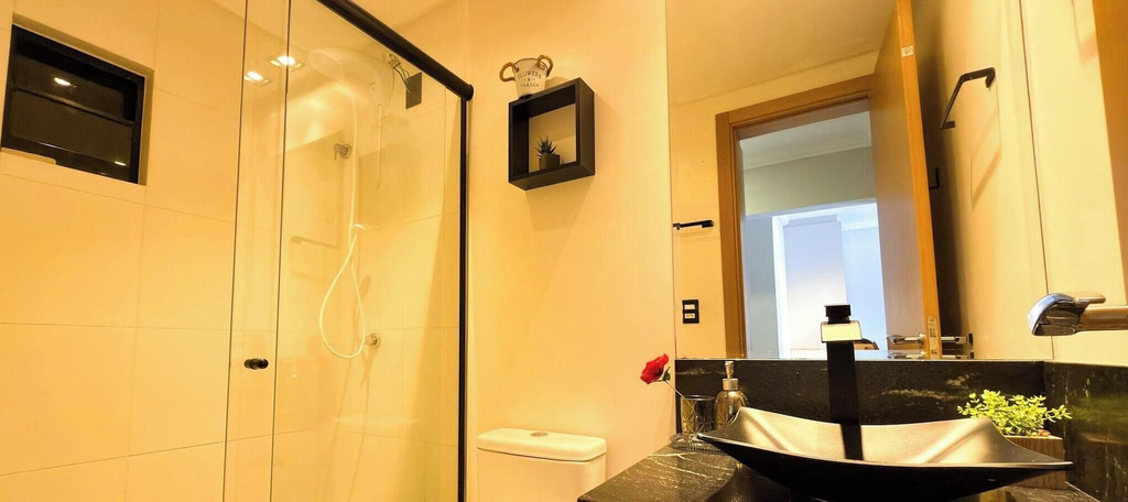 Bathroom, ASA Unique Loft Oktoberfest Blumenau, Blumenau
