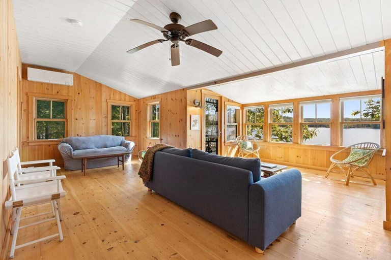Living area 4, 2BR Maine Camp w/ Dock, Lake Access & AC, Lincoln